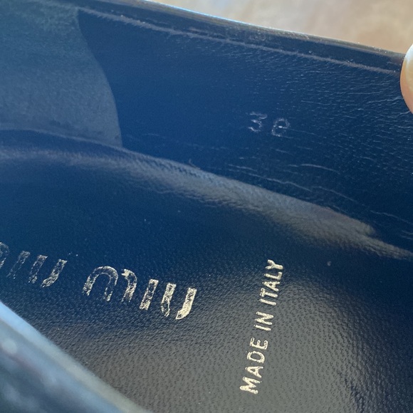 Rare Miu Miu patent leather Ballet slip on with buckle. Never worn! - Picture 2 of 7